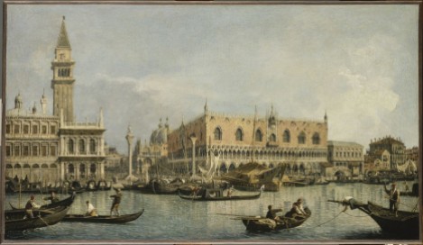 Le Môle – Vue du bassin de Saint Marc Canaletto Antonio (1697-1768) Localisation : Paris, musée du Louvre © RMN (Musée du Louvre) / Daniel Arnaudet