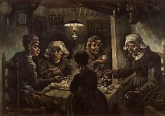 les mangeurs de pommes de terre 1885 Van Gogh